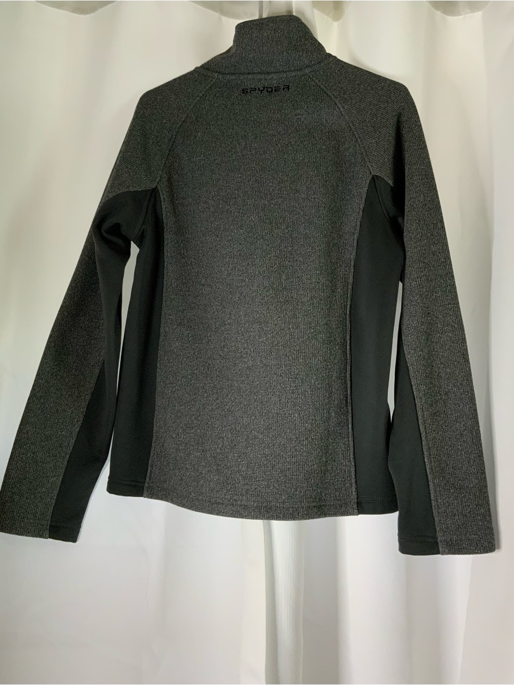 Spyder Women's Gray & Black Half-Zip Performance Pullover - Picture 2 of 8
